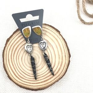 Unique Boho Style Dangle Earrings from Denmark